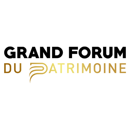 LOGO Grand Forum du Patrimoine sur blanc